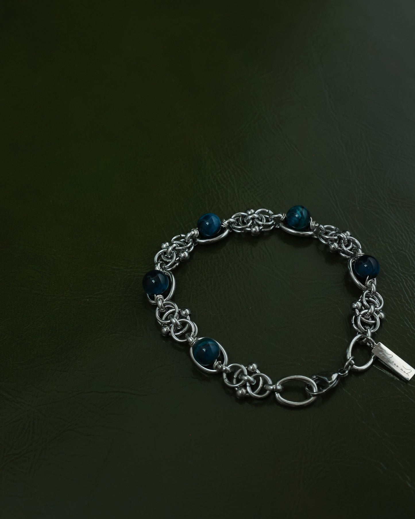 Lotus Knot x Blue Tiger Eye Bracelet