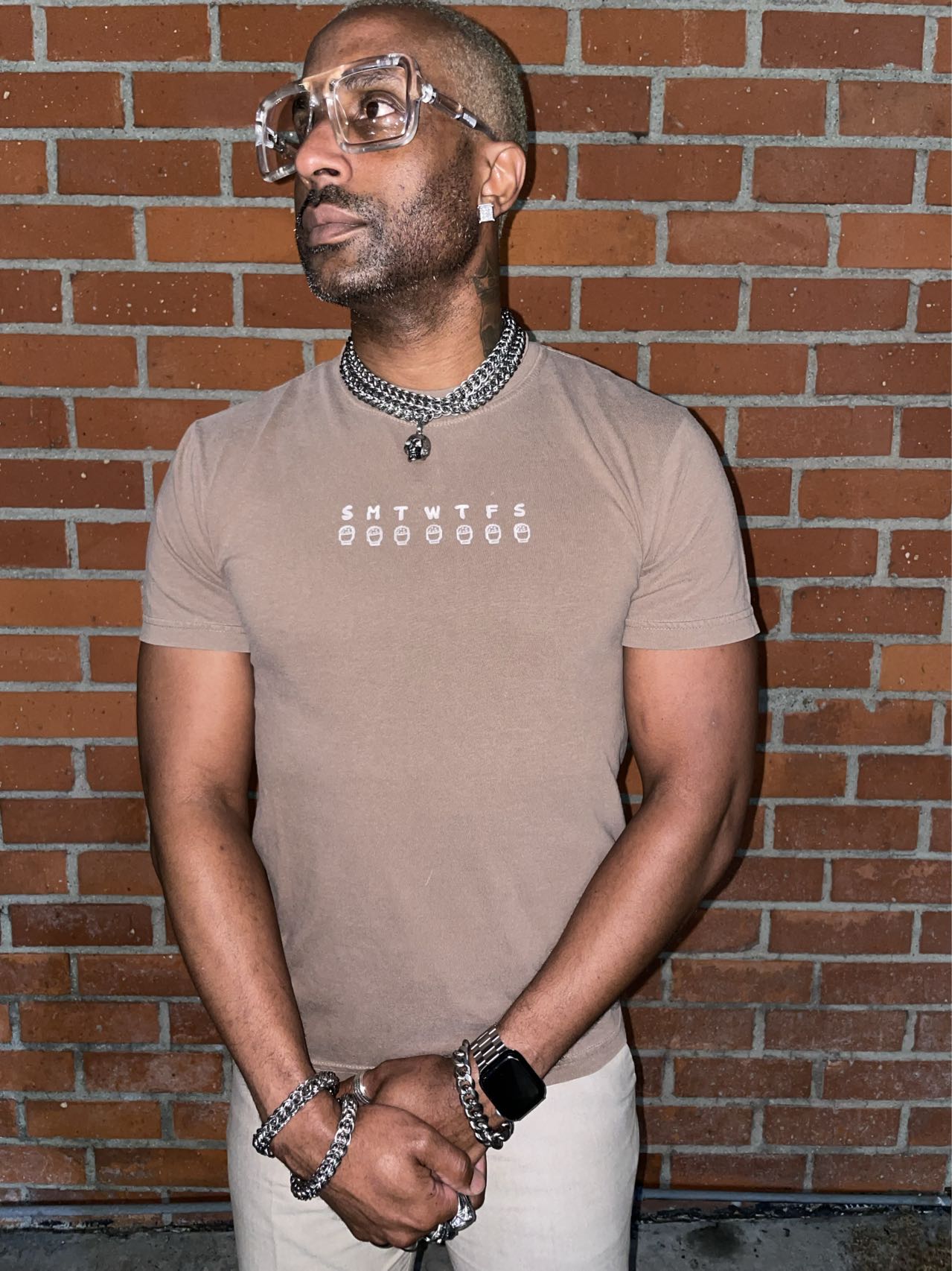 Stamped Weekly Rice Unisex Tee | Brown Rice