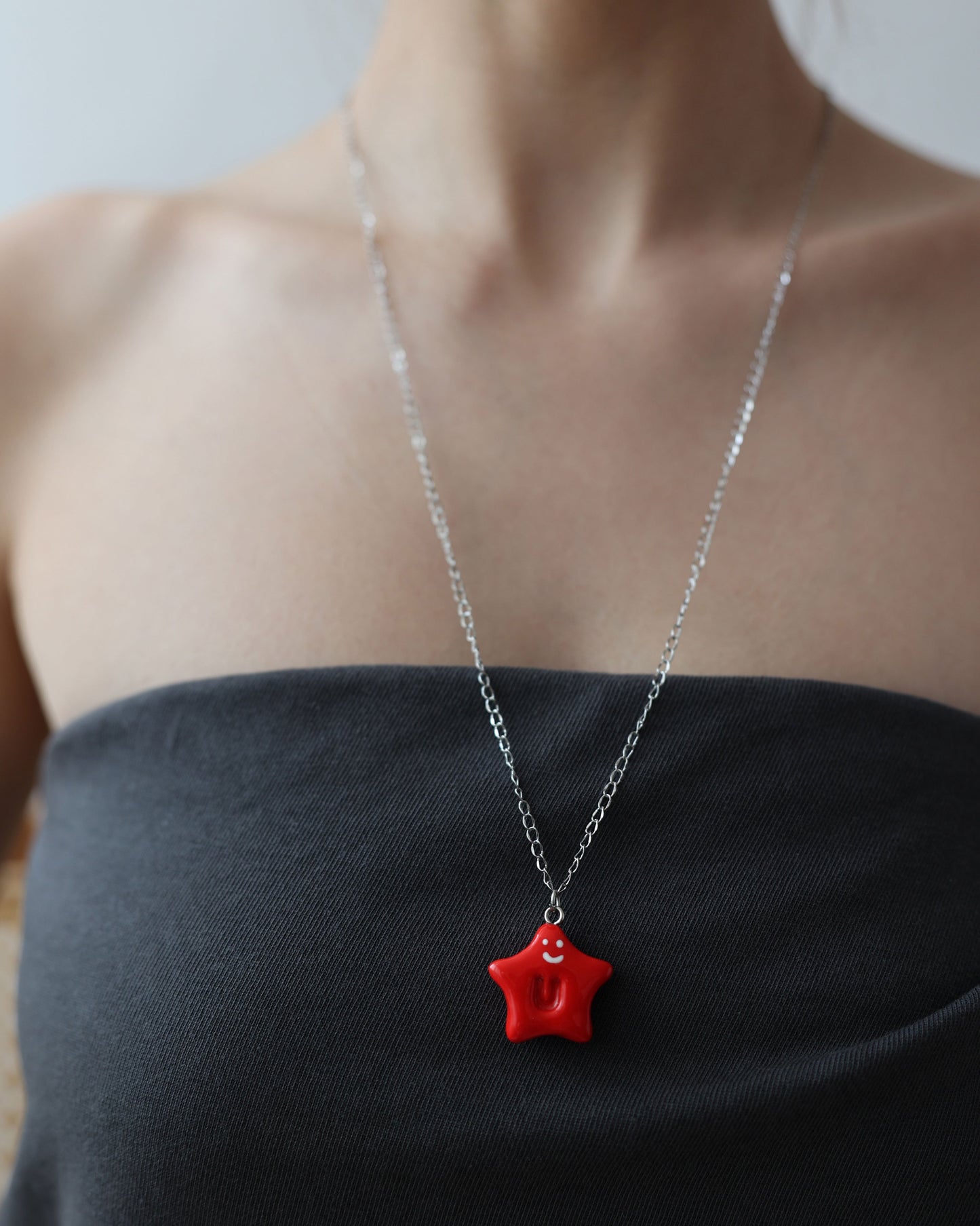 Charm Necklace | Initial Star