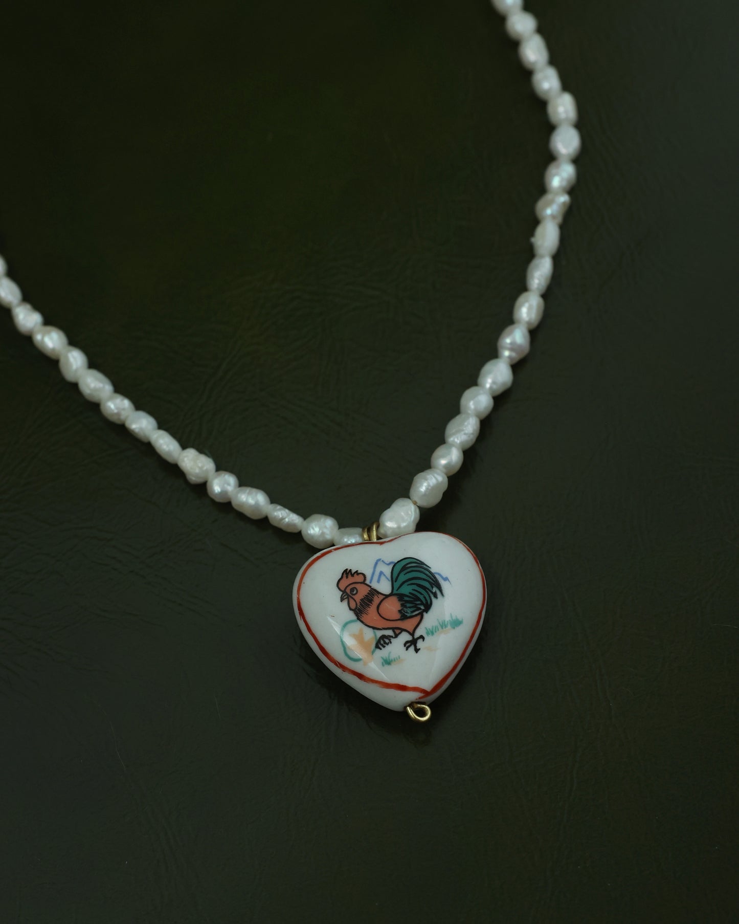 Rooster Zodiac Necklace