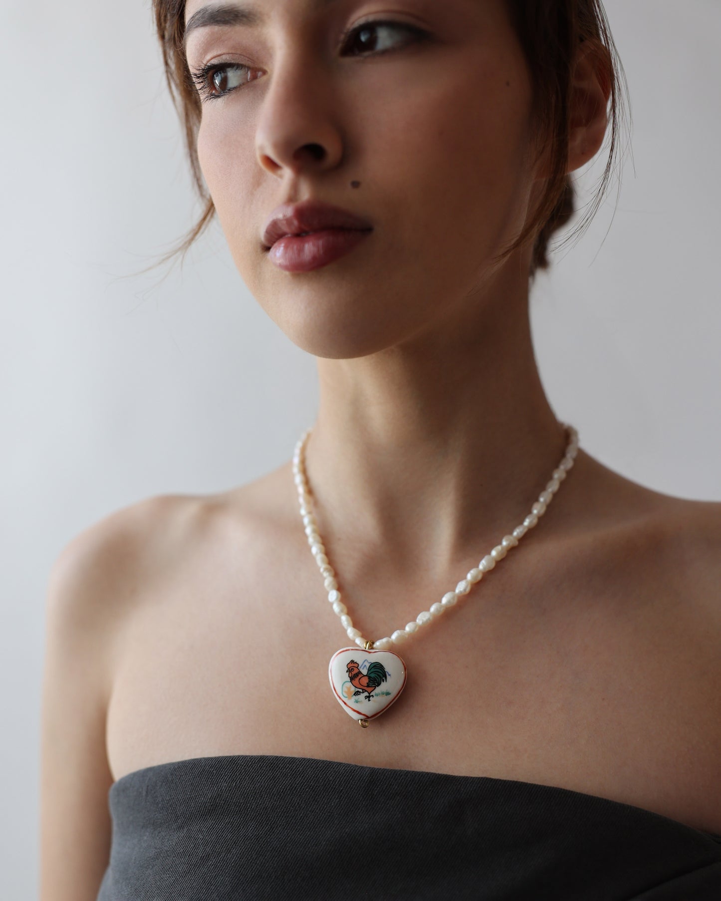 Rooster Zodiac Necklace