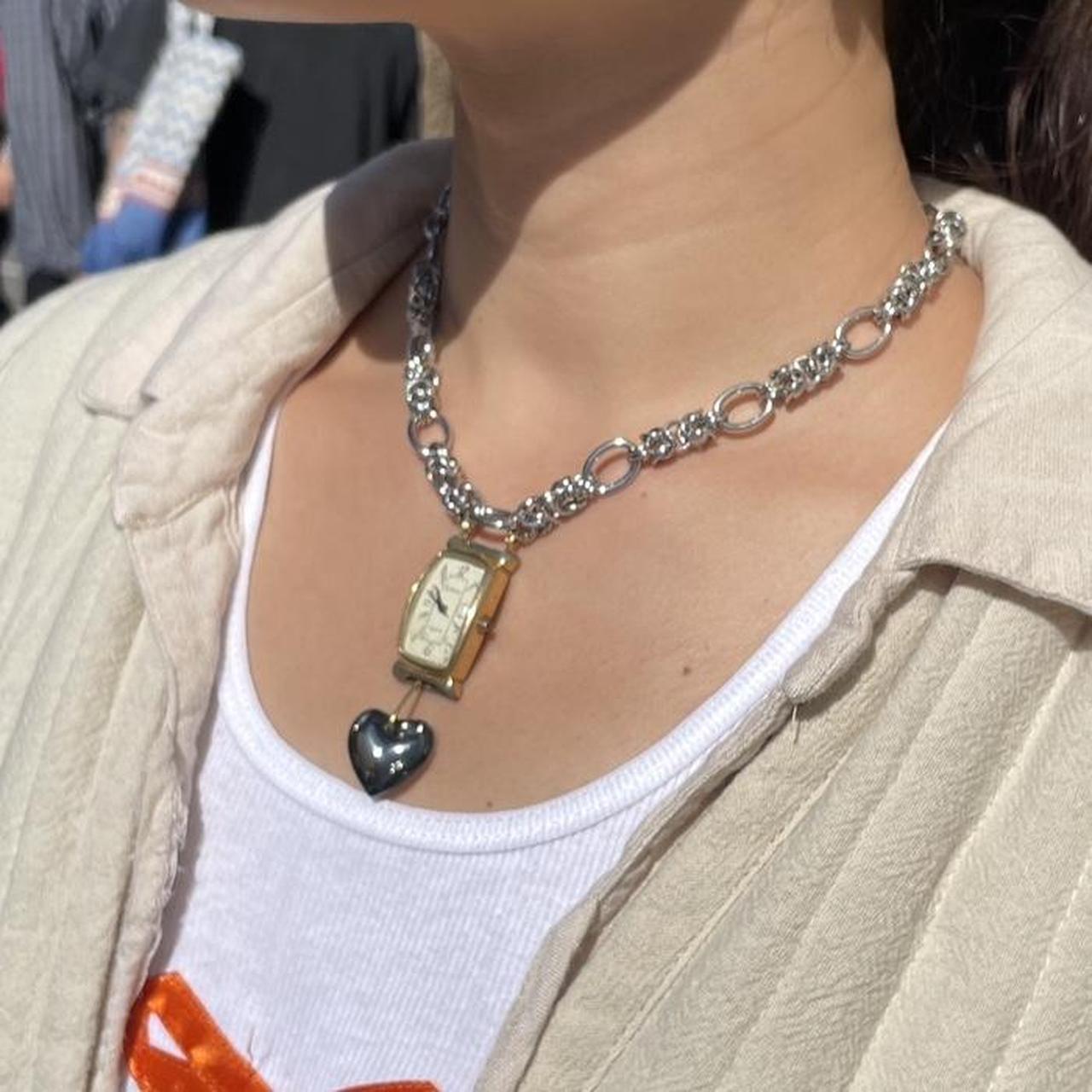 Vintage Watch with A Heart Necklace ⋆˙⟡♡⟡⋆˙