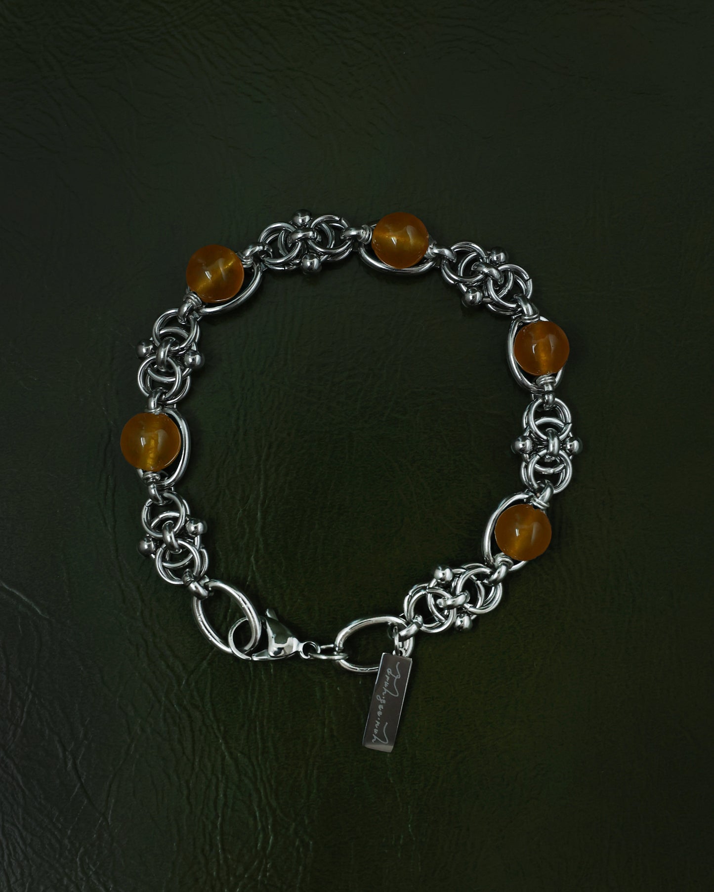 Lotus Knot x Yellow Jade Bracelet