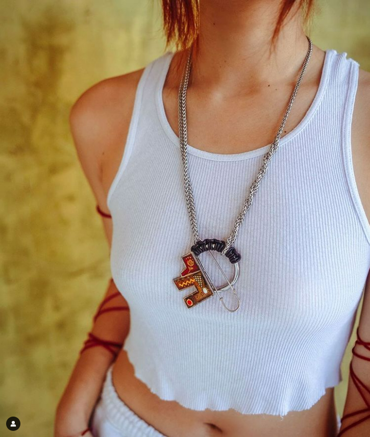 Found Objects Necklace// 004