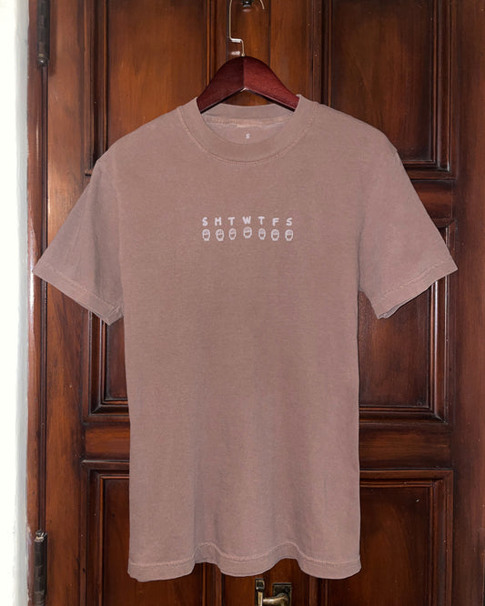 Stamped Weekly Rice Unisex Tee | Brown Rice