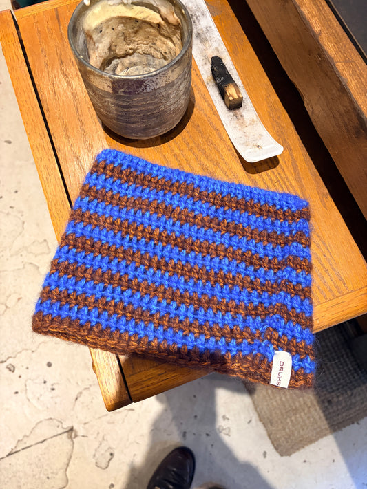 Everyday Stripe Kitty Hat- Blue