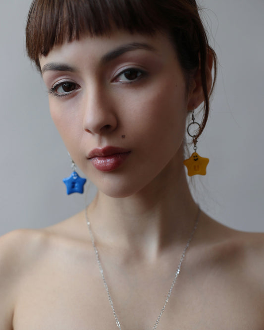 Initial Star Earring