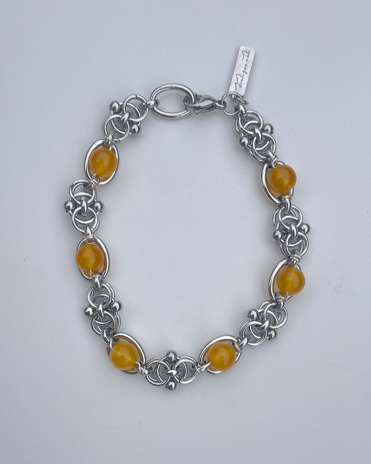 Lotus Knot x Yellow Jade Bracelet