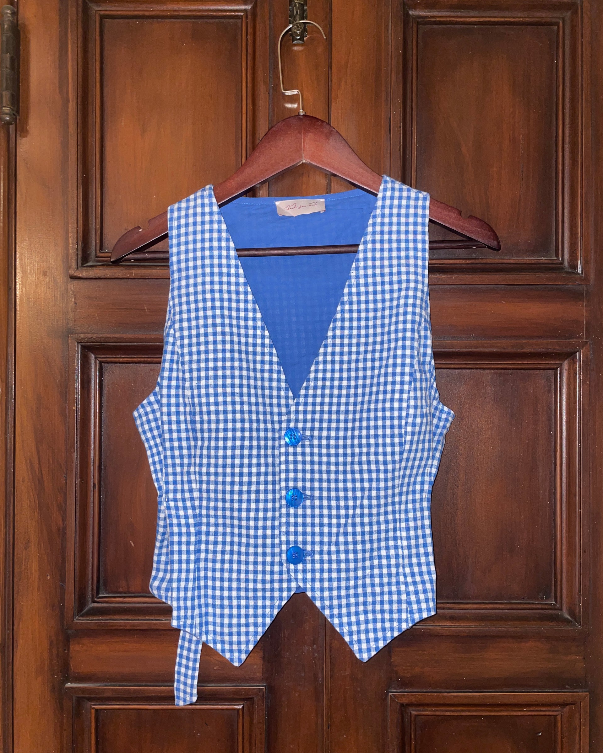 PICNIC GINGHAM VEST