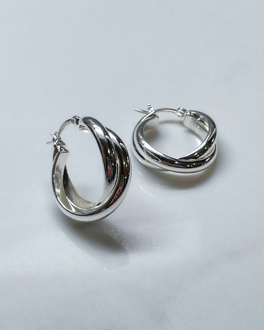 Twisted Hoop Earrings